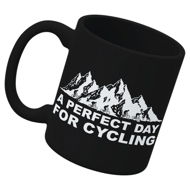 Perfect Day For Cycling White Coffee Mug